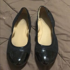 Black ballerina shoes size 10